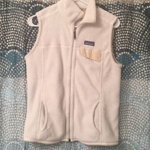 White Patagonia vest